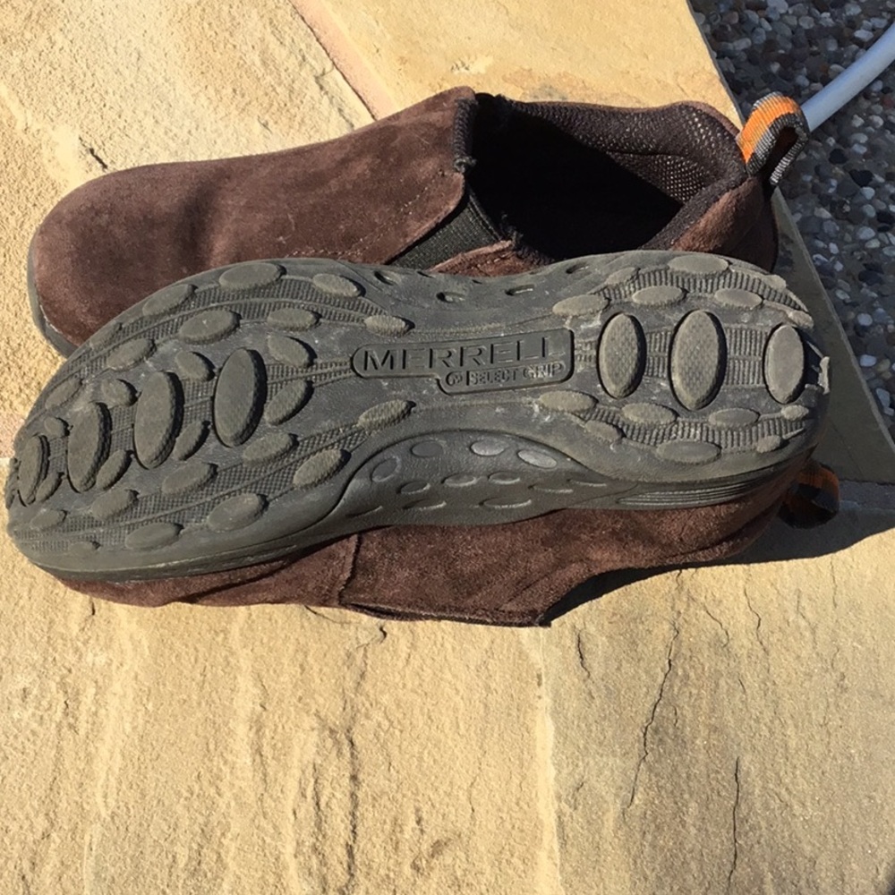 Brown Merrill kids footwear sz 2.5 - Picture 3 of 6